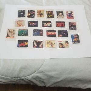 1980s Canadian Hostess Chips Rip Into Rock Stickers Complete Set Of 21